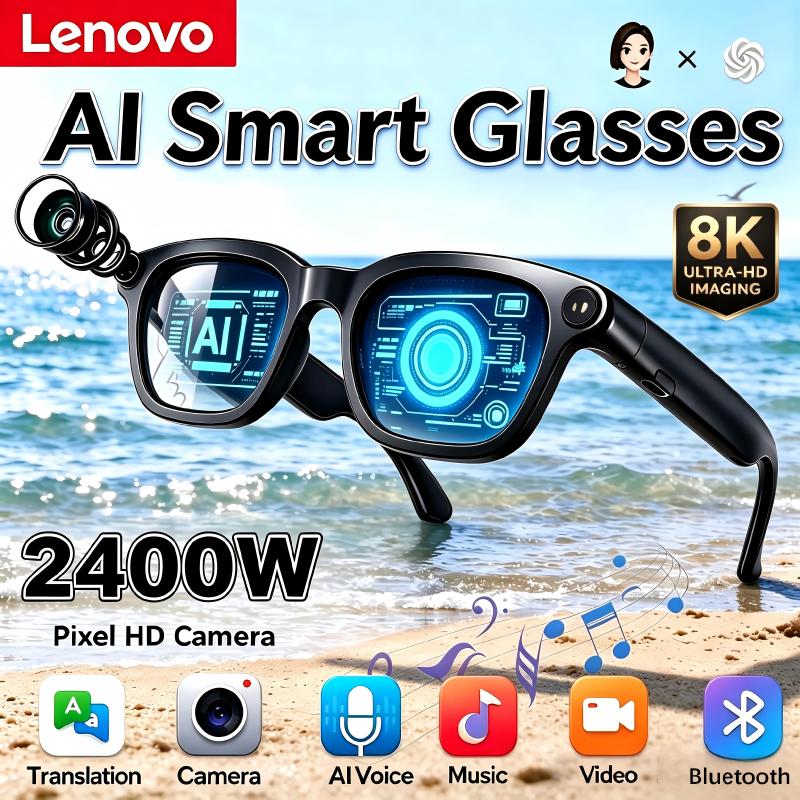 Smart Glasses Lens - Lenovo 8K HD Smart AI Glasses