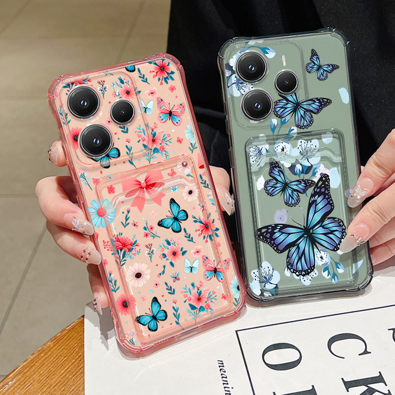 Card Slot Soft TPU Case For Xi - Xiaomi Redmi Note 14 review and price
