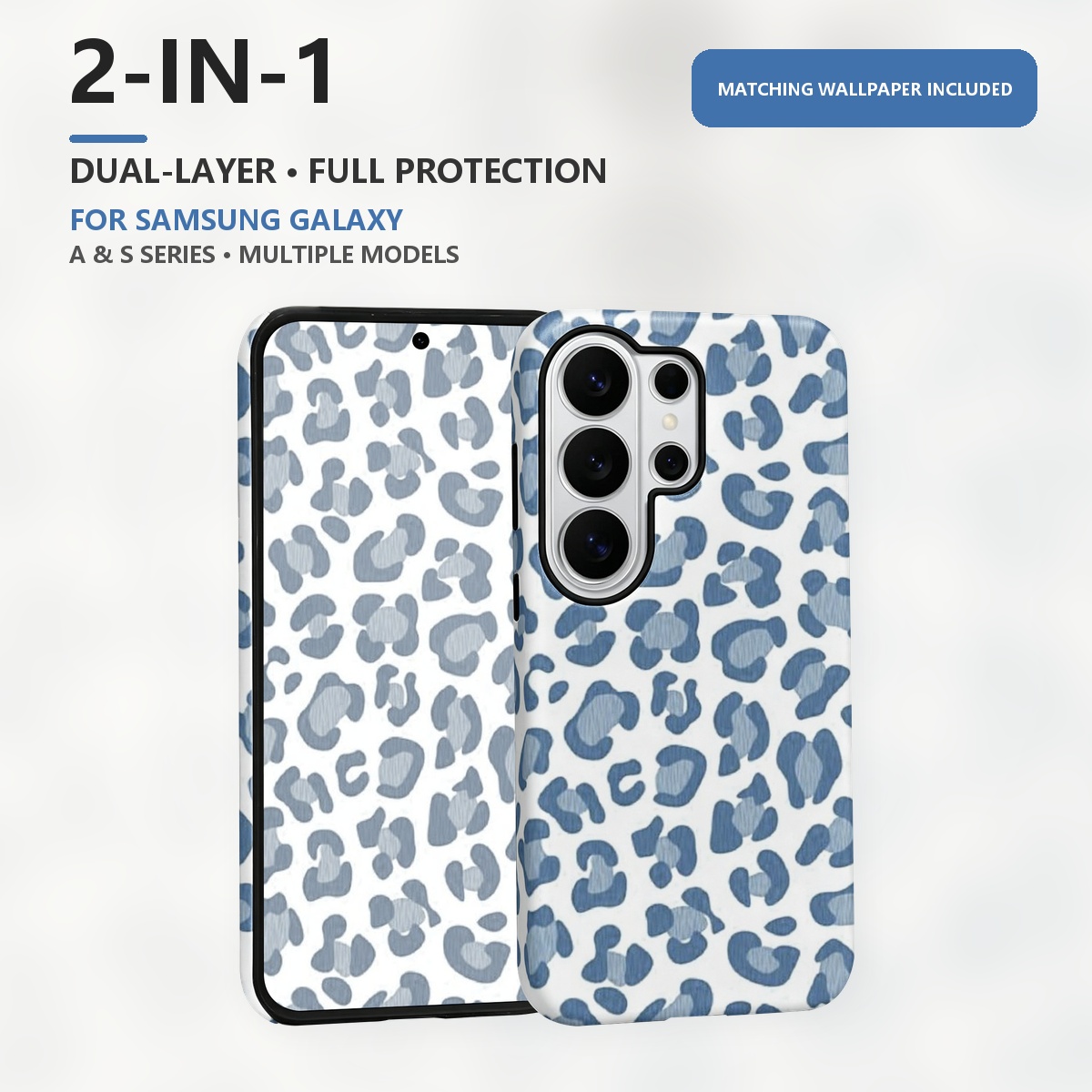 Blue Leopard Print 2-in-1 Dual - Samsung Galaxy S24 review and price