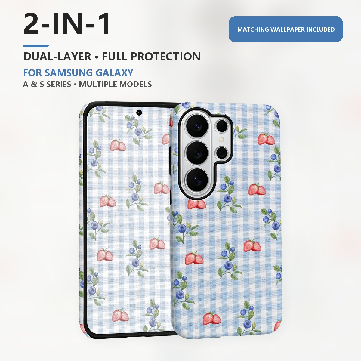 Blueberry Strawberry Gingham 2 - Samsung Galaxy S24 review and price