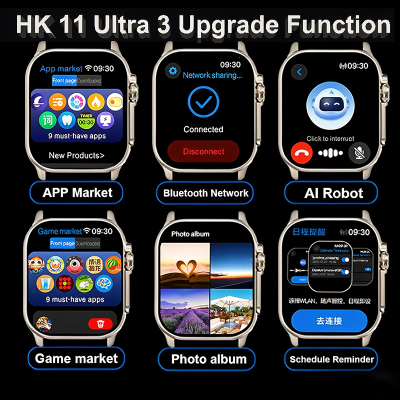 New Watches Men HK11 ULTRA3 Sm - Fall Detection Watch review and price