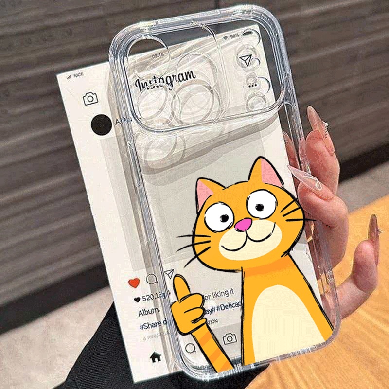 Cute Cartoon Orange Cat Phone  - Xiaomi Redmi Note 14 review and price