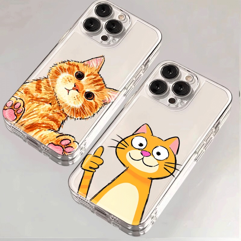Cute Cartoon Orange Cat Phone  - Xiaomi Redmi Note 14 review and price