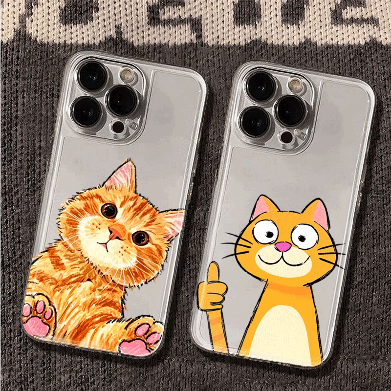 Cute Cartoon Orange Cat Phone  - Xiaomi Redmi Note 14 review and price